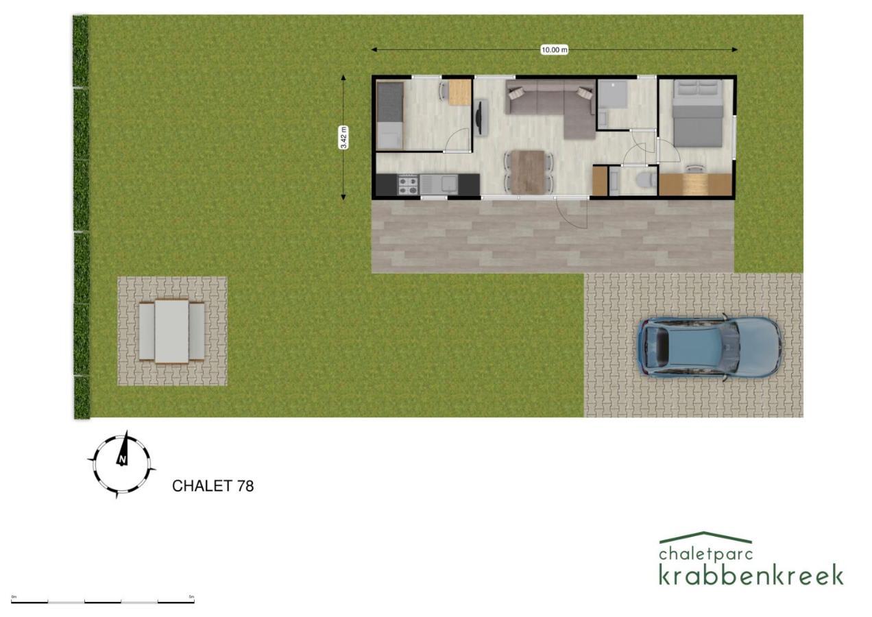 Chaletparc Krabbenkreek Zeeland - Chalet 78 Синт Аналанд Екстериор снимка